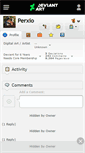 Mobile Screenshot of perxio.deviantart.com