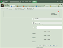 Tablet Screenshot of perxio.deviantart.com