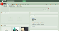 Desktop Screenshot of madzal.deviantart.com
