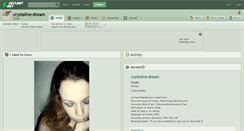 Desktop Screenshot of crystaline-dream.deviantart.com