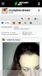 Mobile Screenshot of crystaline-dream.deviantart.com