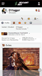 Mobile Screenshot of dylogger.deviantart.com