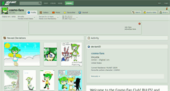 Desktop Screenshot of cosmo-fans.deviantart.com