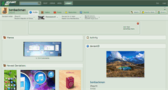 Desktop Screenshot of benbackman.deviantart.com