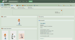 Desktop Screenshot of chocorlz.deviantart.com