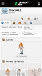 Mobile Screenshot of chocorlz.deviantart.com