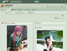 Tablet Screenshot of d4sm0nster.deviantart.com