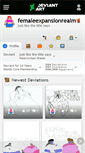 Mobile Screenshot of femaleexpansionrealm.deviantart.com