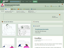 Tablet Screenshot of femaleexpansionrealm.deviantart.com