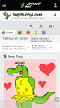 Mobile Screenshot of bugsbunnylover.deviantart.com