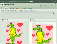 Tablet Screenshot of bugsbunnylover.deviantart.com