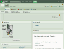 Tablet Screenshot of dajc1.deviantart.com