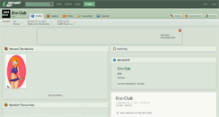 Desktop Screenshot of ero-club.deviantart.com