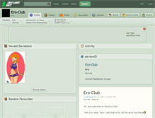 Tablet Screenshot of ero-club.deviantart.com