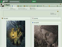 Tablet Screenshot of c-mayer.deviantart.com