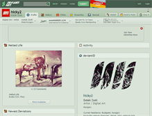 Tablet Screenshot of hicky2.deviantart.com