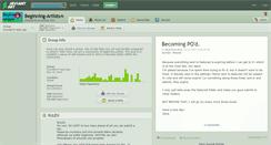 Desktop Screenshot of beginning-artists.deviantart.com