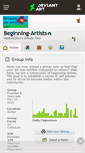 Mobile Screenshot of beginning-artists.deviantart.com