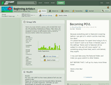 Tablet Screenshot of beginning-artists.deviantart.com