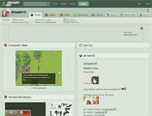 Tablet Screenshot of desadevil.deviantart.com