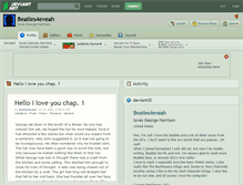 Tablet Screenshot of beatles4eveah.deviantart.com