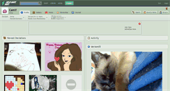Desktop Screenshot of cemy.deviantart.com