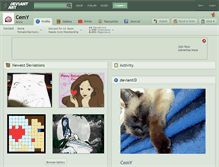 Tablet Screenshot of cemy.deviantart.com