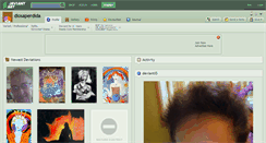 Desktop Screenshot of diosaperdida.deviantart.com