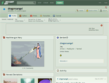 Tablet Screenshot of dragonsangel.deviantart.com