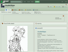 Tablet Screenshot of cloudstrifejen.deviantart.com