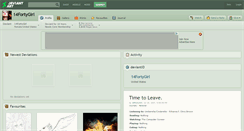 Desktop Screenshot of 14fortygirl.deviantart.com