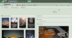 Desktop Screenshot of mickmouse.deviantart.com