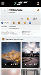 Mobile Screenshot of mickmouse.deviantart.com