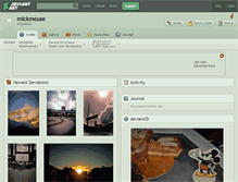 Tablet Screenshot of mickmouse.deviantart.com