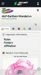 Mobile Screenshot of mlp-earthen-wonders.deviantart.com