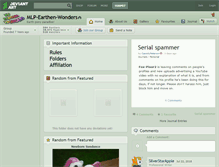 Tablet Screenshot of mlp-earthen-wonders.deviantart.com