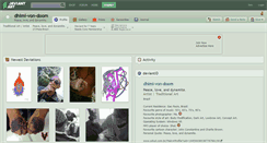 Desktop Screenshot of dhimi-von-doom.deviantart.com