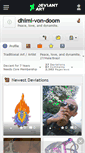 Mobile Screenshot of dhimi-von-doom.deviantart.com