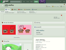 Tablet Screenshot of miffy-muffinz.deviantart.com