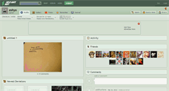 Desktop Screenshot of eshyo.deviantart.com