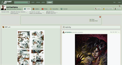 Desktop Screenshot of enrisantana.deviantart.com