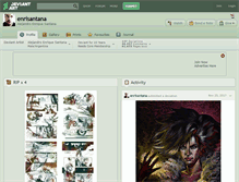 Tablet Screenshot of enrisantana.deviantart.com