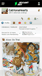 Mobile Screenshot of catrionahearts.deviantart.com