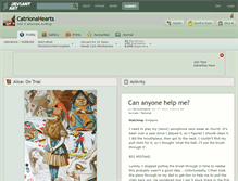 Tablet Screenshot of catrionahearts.deviantart.com