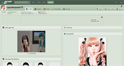 Desktop Screenshot of cupcakequeen75.deviantart.com