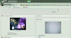 Desktop Screenshot of black7shadow.deviantart.com