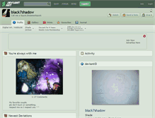 Tablet Screenshot of black7shadow.deviantart.com