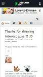 Mobile Screenshot of love-to-emma.deviantart.com