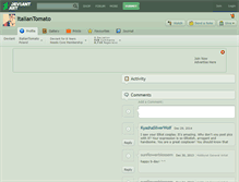 Tablet Screenshot of italiantomato.deviantart.com