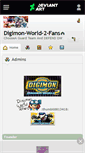 Mobile Screenshot of digimon-world-2-fans.deviantart.com